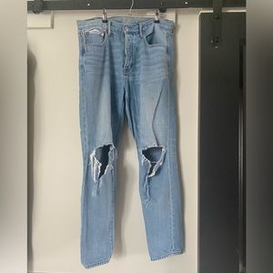 American Eagle, High-Rise Girlfriend Jeans